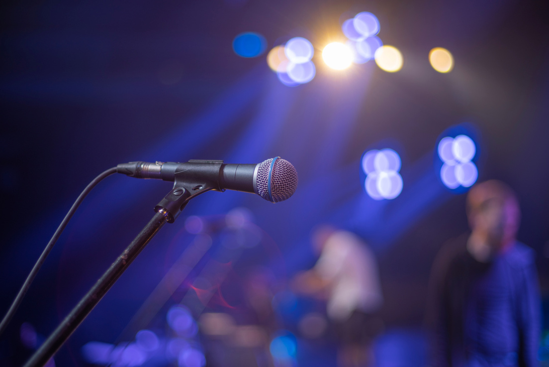 Microphone for on Stage at a Concert